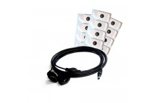 7-Foot EDA Cable with Electrodes for LX6-S