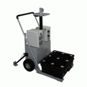 Wheeled Cart for Acoustic Hailing Devices